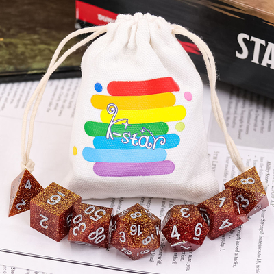 Penggilingan Dadu Polyhedral Dadu Resin Tembus Batu Permata Tahan Lama