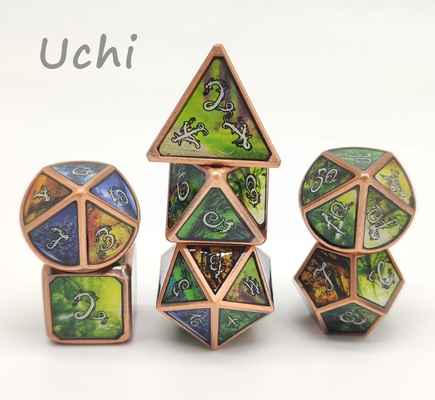 Set Dadu Miniatur Praktis Kokoh, Dadu DND Mikro Tahan Aus