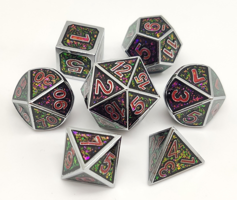 GST Multipurpose Mini RPG Dice 7 Piece Grinding Manual Ringan
