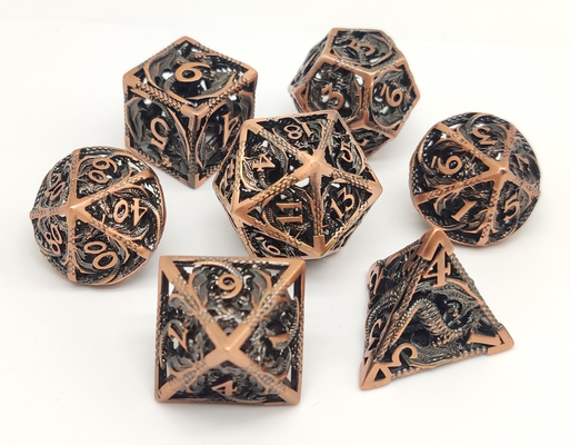 Tangan Dipoles Mini RPG Dice Set Mewah Tahan Lama Tahan Aus