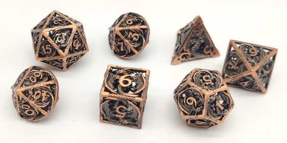 Tangan Dipoles Mini RPG Dice Set Mewah Tahan Lama Tahan Aus