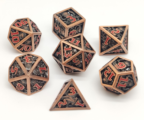 Handmade Antiwear Resin Polyhedral Dice Portable Untuk Shadowrun