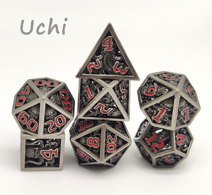 Set Dadu Polihedral Resin Ujung Tajam Ringan Untuk Koleksi