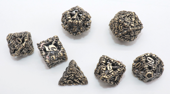 Dadu Polyhedral Mini Serbaguna Portabel Tahan Aus Tahan Lama