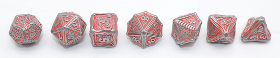 Dipoles RPG Gaming Dice Set Serbaguna Tahan Aus Tahan Lama