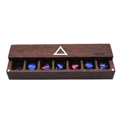 Polyhedral Seven Dice RPG Set Buatan Tangan Ringan Tahan Aus