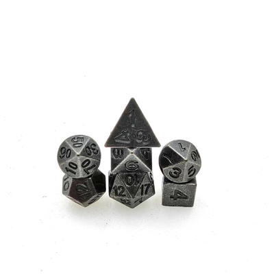 GST Mini PRG Dice Polyhedral RPG kecil Role Metal Custom Untuk DND