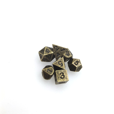 Game Papan atau Kartu Mini Permainan dadu poliedral Dungeons And Dragons Ukiran tangan