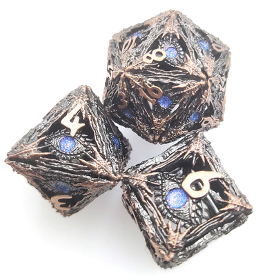 Tajam Ujung Dadu Keren Polyhedral Tidak Berbau Set Dadu Penggilingan Manual