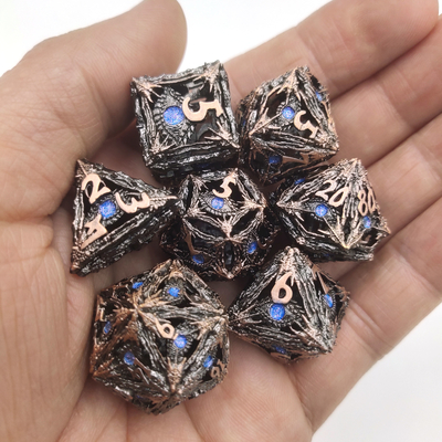 Tajam Ujung Dadu Keren Polyhedral Tidak Berbau Set Dadu Penggilingan Manual