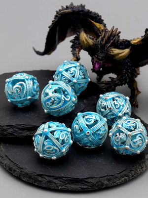 Jual Hot Polyhedral Luminous Night Light In The Dark led Dice Set