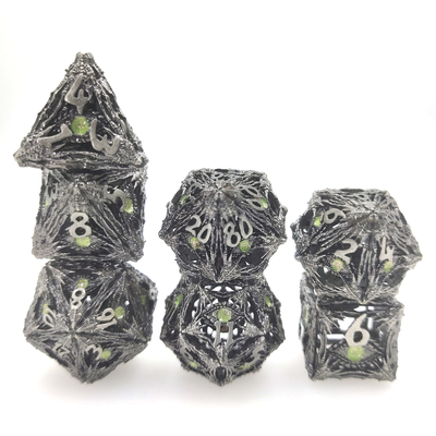 Resin Polyhedral Tidak Berbau Resin Tajam Dadu Polyhedral Set Dadu Polyhedral Mini