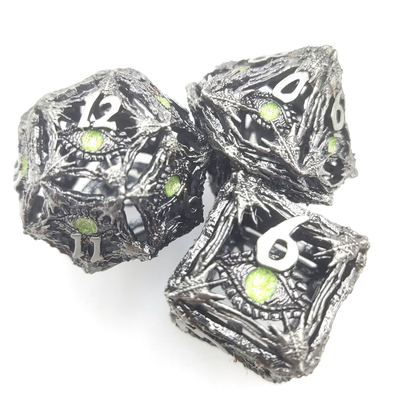 Dadu Resin Tajam Set Dadu Kerajinan Tangan Tahan Aus Tepi Tajam Rapi