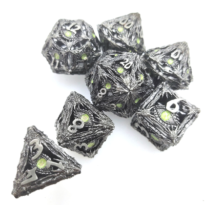 Dadu Resin Tajam Set Dadu Kerajinan Tangan Tahan Aus Tepi Tajam Rapi
