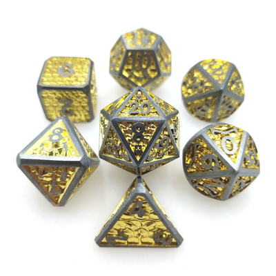 Kartu Pokemon Dadu Set Polyhedral Mewah 7 Pcs Set Kotak Penguat Kartu Pokemon Untuk Permainan Dnd