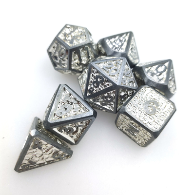 Rapi Tepi Tajam Dadu Polyhedral Set Papan Permainan Resin Dadu Untuk Hadiah