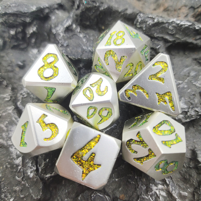 RPG Dice SetISO9001 Painted RPG DiceSet Dadu Polihedral Mini Tidak Berbau