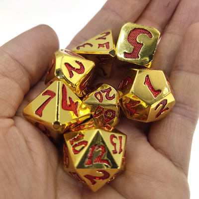 Kartu Tarot Menuangkan Cocok GST Serbaguna Mini RPG Dadu Tidak Berbau Mini Polihedral Mewah