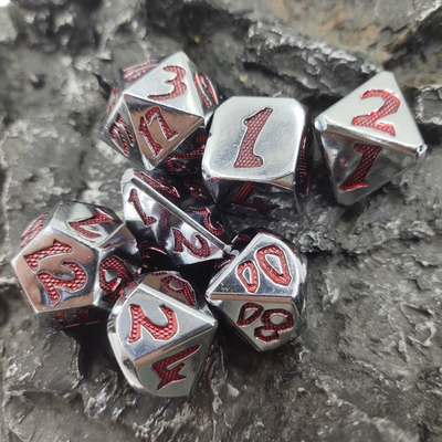 Tarot Rapi Tajam Tepi Tangan Kartu Dadu Buatan Tangan Polyhedral dibuat Tidak Beracun