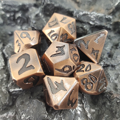 Slot Machin Kokoh Untuk Dungeons And Dragons Portable Anti Wear Dice Set Dadu Polyhedral