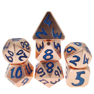 Set Dadu Buatan Set Dadu Besar Set Dadu Tahan Aus Permainan Kartu Kustomisasi Polyhedral