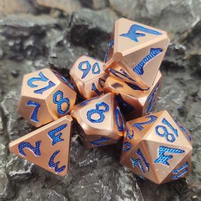Set Dadu Buatan Set Dadu Besar Set Dadu Tahan Aus Permainan Kartu Kustomisasi Polyhedral