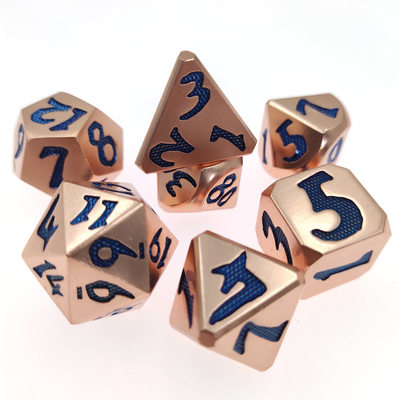 Kustomisasi Dadu Polyhedral Praktis Dadu Berkualitas Tinggi Dadu Metal Gaming Dice Manual