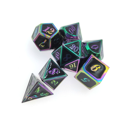 Fancy Dice Set Polyhedral Tidak Berbau Untuk Koleksi Cantik
