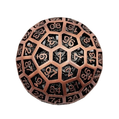 Hollow 100 Metal Dice Coc Berlari Game Papan Grup Dnd Giant Big