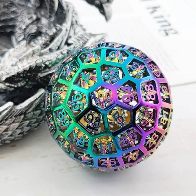 Hollow 100 Metal Dice Coc Berlari Game Papan Grup Dnd Giant Big