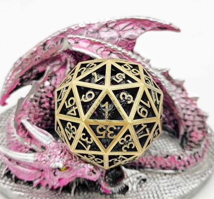 60D Macrobine Zinc Alloy Metal Dice Set Game Desktop Unik DND