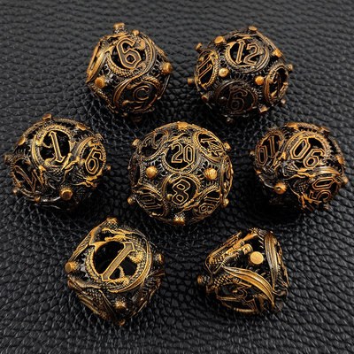 Longkong Circle Metal Dice Set DND Dungeon Dan Multi -Noodle RPG Game Catur