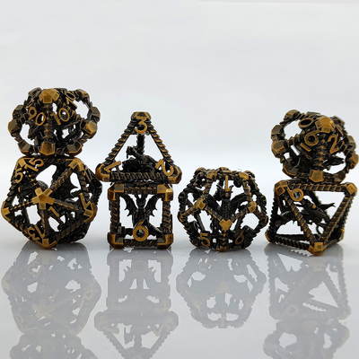 Kerongkongan Multi-Noodle Metal Dice Flying Dragon Dungeon Dan Dragon DND