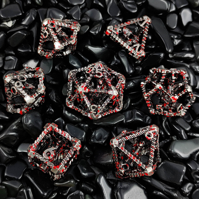 Kerongkongan Multi-Noodle Metal Dice Flying Dragon Dungeon Dan Dragon DND