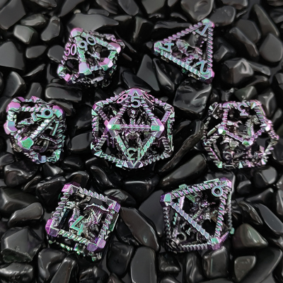 Kerongkongan Multi-Noodle Metal Dice Flying Dragon Dungeon Dan Dragon DND