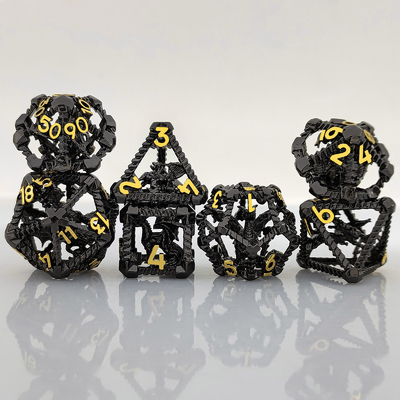 Kerongkongan Multi-Noodle Metal Dice Flying Dragon Dungeon Dan Dragon DND