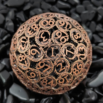 Panlong Hollow 100D Metal Dice Set Dungeon Dan Naga DND#RPG#COC