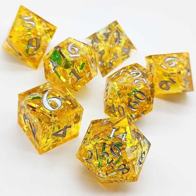 Warna Strip Multi Faceted Resin Dice Gate Dungeon Dan Naga DND#COC