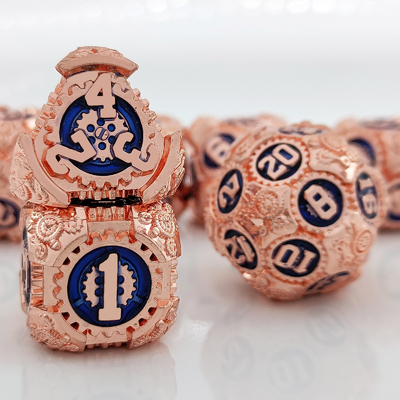 Metal Gear Dice Set DND Dungeons And Dragons TRPG Multihedral Dice D6 Tabel