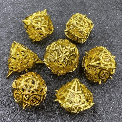 Thorns logam berongga dadu set Kusalu RPG naga dan dungeon DND