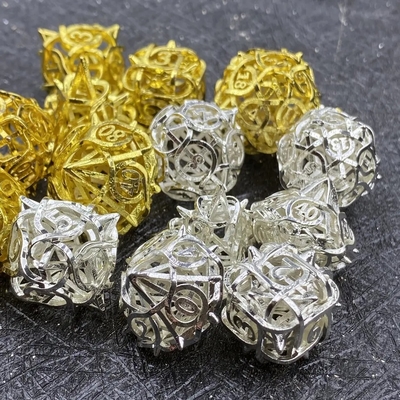 Thorns logam berongga dadu set Kusalu RPG naga dan dungeon DND