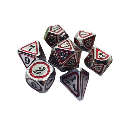 Antique Bronze Metal Dice Set Orang Kelima Game Warna Stray Earth Alloy Dice