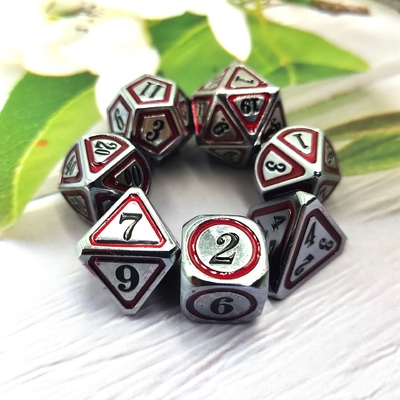 Antique Bronze Metal Dice Set Orang Kelima Game Warna Stray Earth Alloy Dice