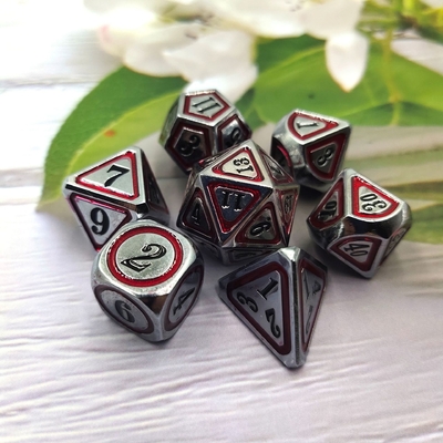 Antique Bronze Metal Dice Set Orang Kelima Game Warna Stray Earth Alloy Dice