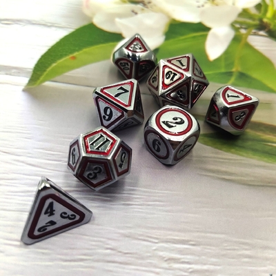 Antique Bronze Metal Dice Set Orang Kelima Game Warna Stray Earth Alloy Dice