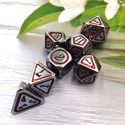 Antique Bronze Metal Dice Set Orang Kelima Game Warna Stray Earth Alloy Dice