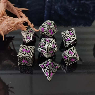 Perpaduan Hollow DND RPG Metal Dice Dragon dan Underground City Board Game