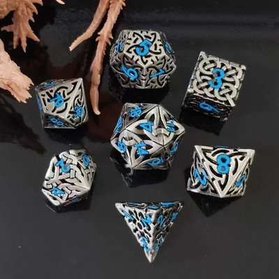 Perpaduan Hollow DND RPG Metal Dice Dragon dan Underground City Board Game