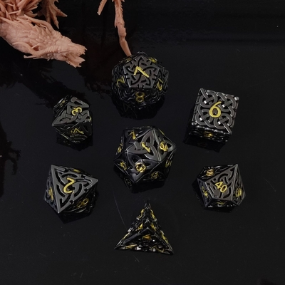 Perpaduan Hollow DND RPG Metal Dice Dragon dan Underground City Board Game
