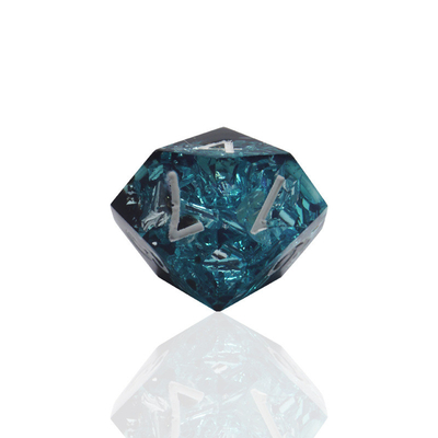 Blue Black Resin Material Dice Set Naga Dan Dungeon Polyhedral